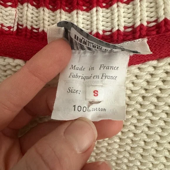 J. Magoni Design Studio Cardigan – Made in France – Size S – 100% Cotton ✨❤️‍🔥 - Picture 5 of 11